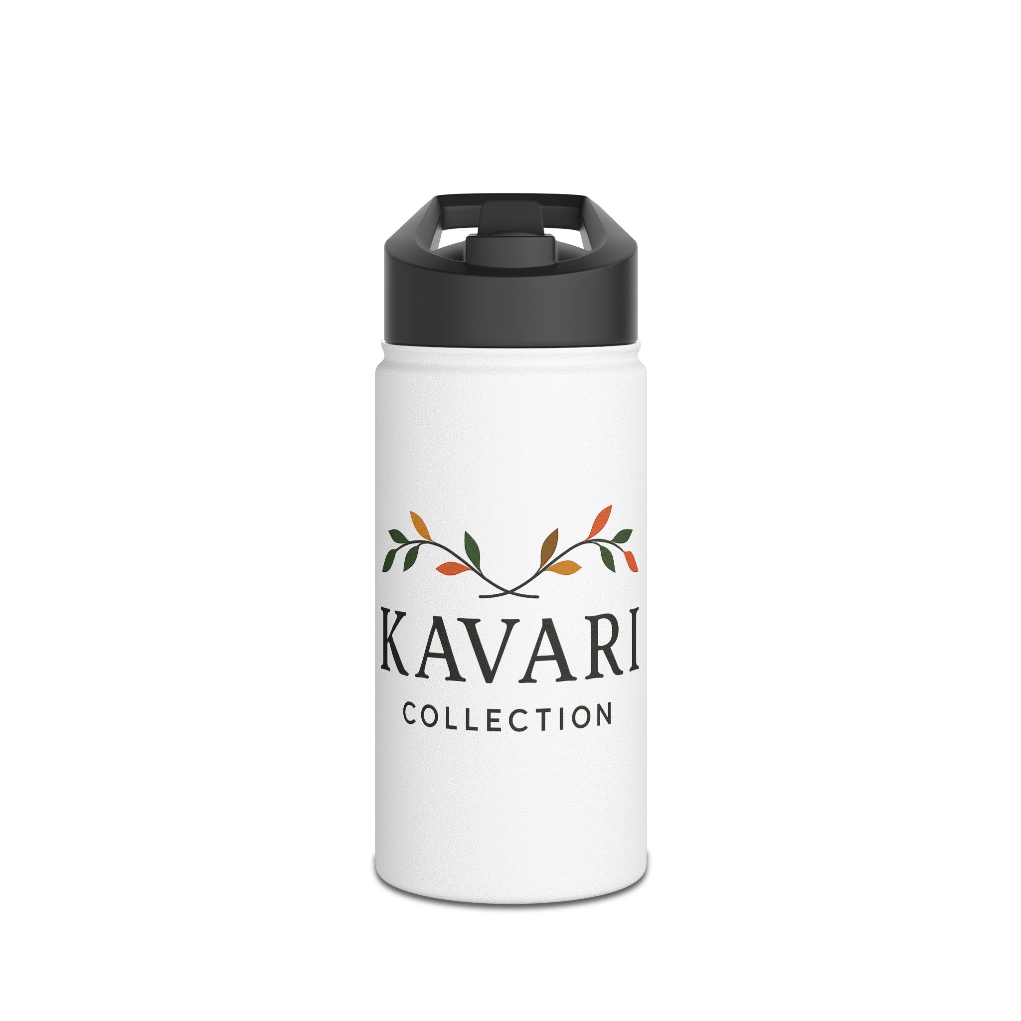 Kavari Collection Stainless Steel Water Bottle, Eco-Friendly Hydration, Travel Mug, Athletic Gear, Fitness Gift, Outdoor Accessory