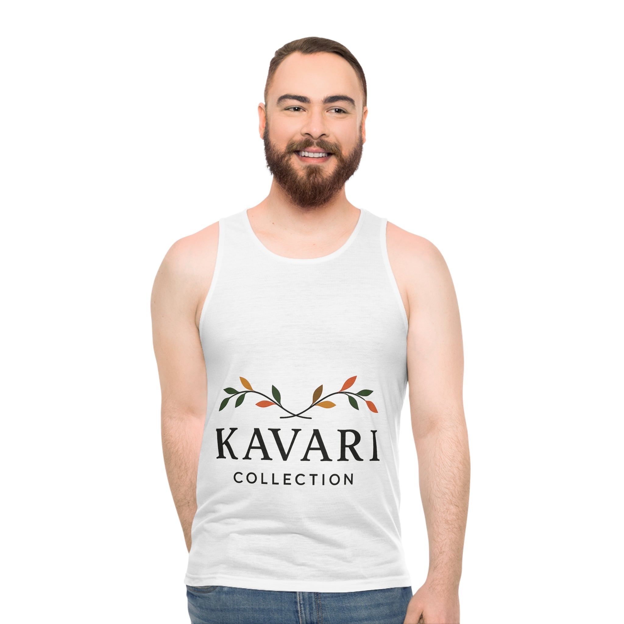 Kavari Collection Unisex Tank Top - Stylish Summer Apparel, Casual Wear, Beach Day Outfit, Yoga Top, Gift for Her or Him