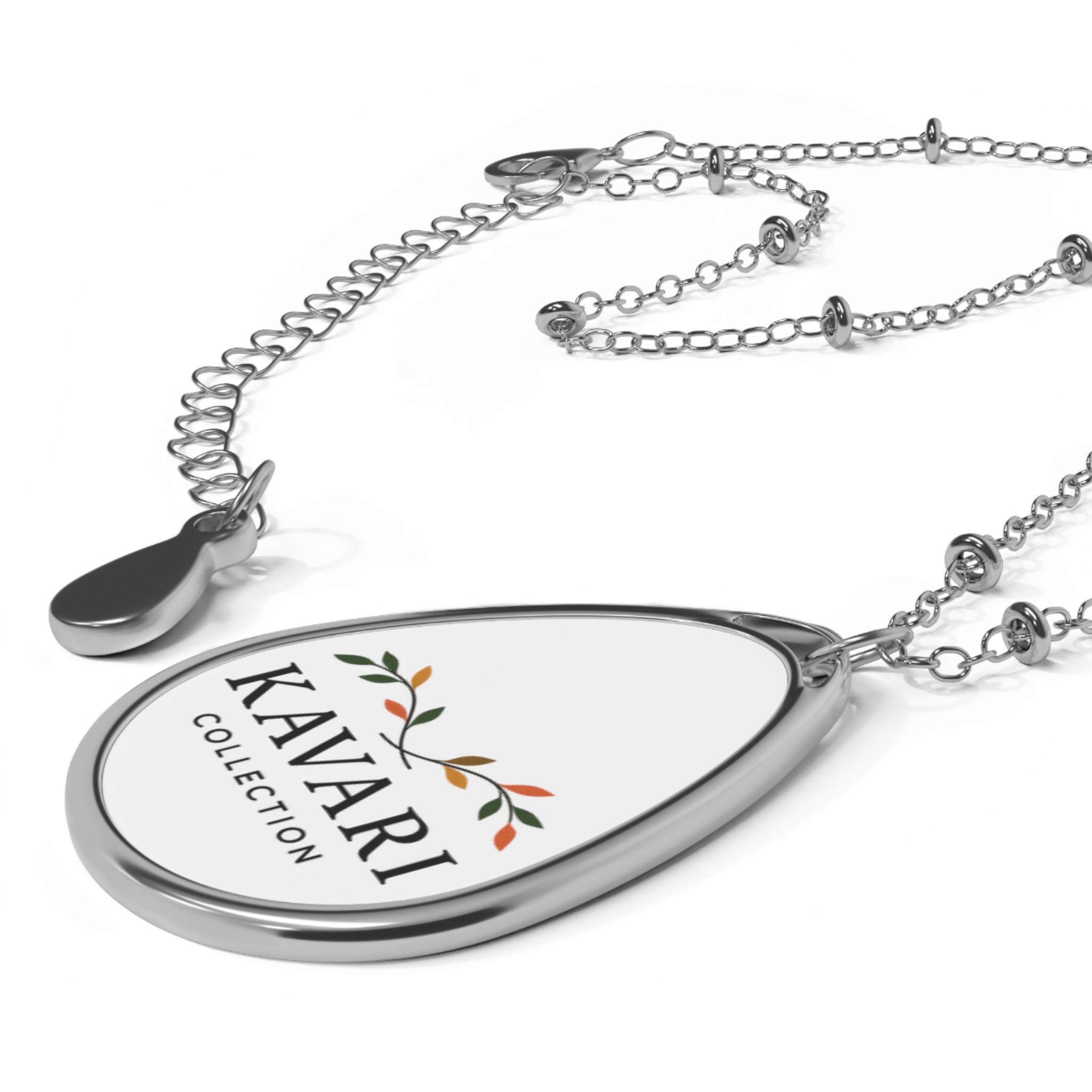 Elegant Oval Necklace, Minimalist Jewelry, Gift for Her, Layering Necklace, Personalization Option, Stylish Pendant